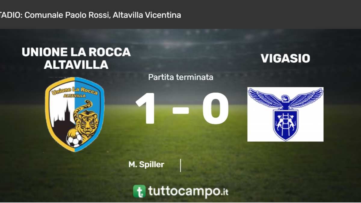 Unione La Rocca Altavilla-Vigasio 1-0, il video del gol vincente di ...