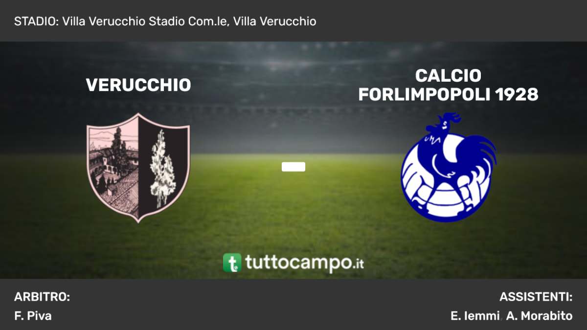 Verucchio vs Calcio Forlimpopoli 1928, cronaca e tabellino