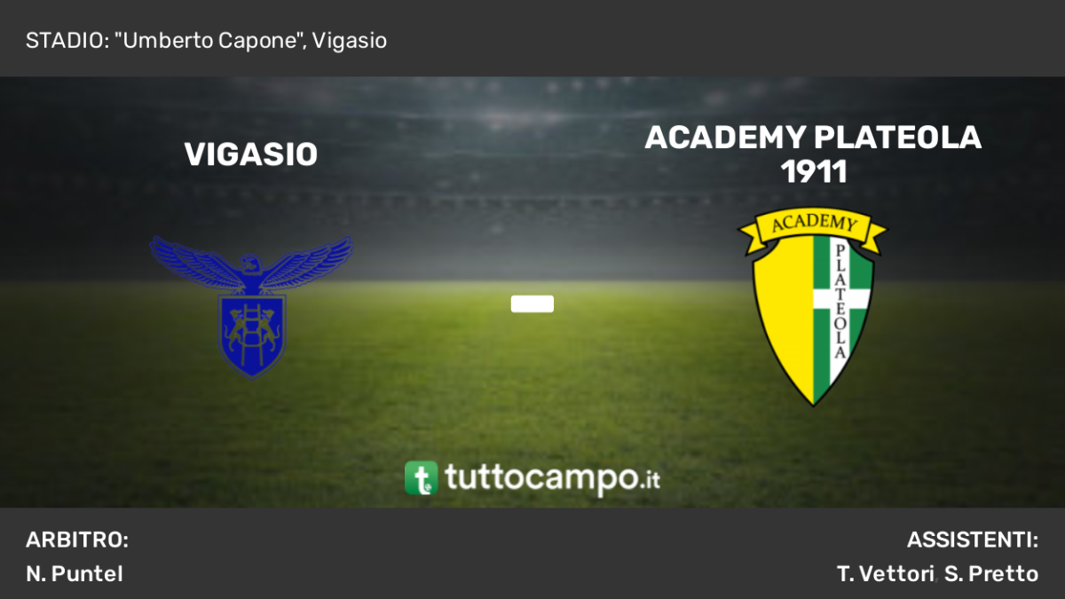 Eccellenza VigasioAcademy Plateola, le immagini del match