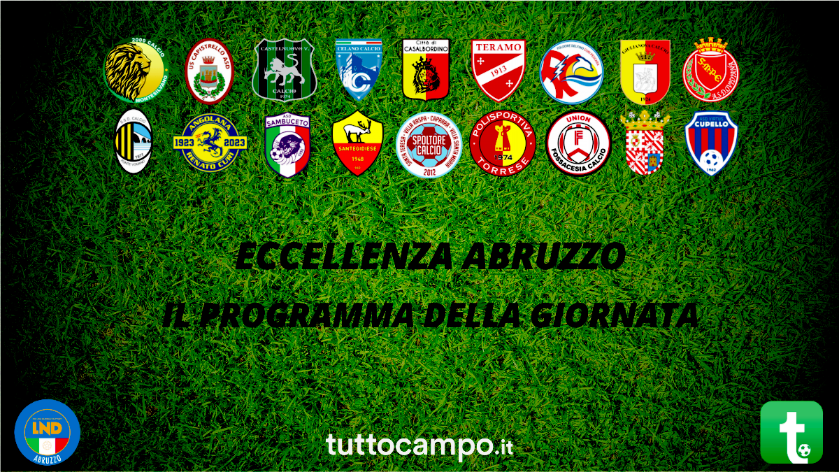 Eccellenza Abruzzo, 22^ giornata Città Di Teramo, al 