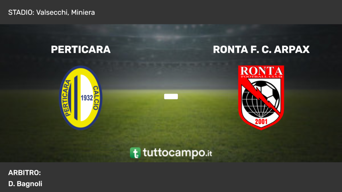 Perticara vs Ronta F. C. Arpax, il tabellino - Tuttocampo.it