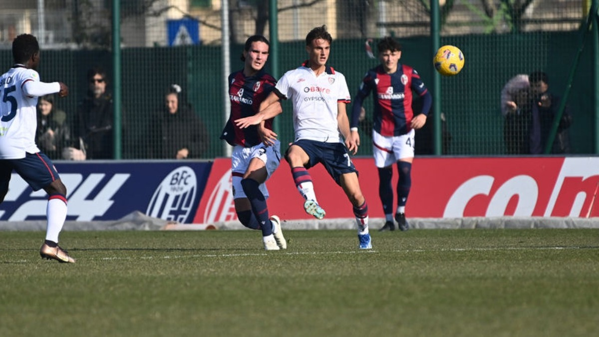 Primavera :Il Cagliari strappa un punto a Bologna ,gli Highlights - Italia