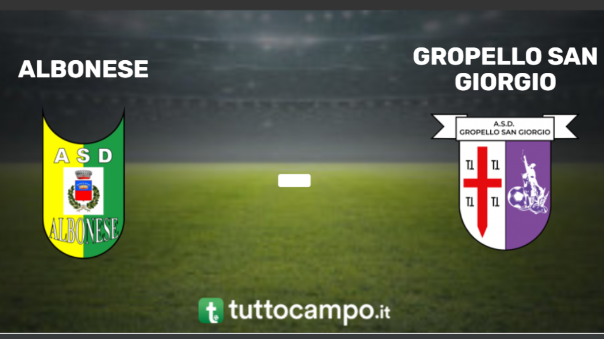 Terza Categoria Gir.A - Albonese vs Gropello: vince il maltempo ...