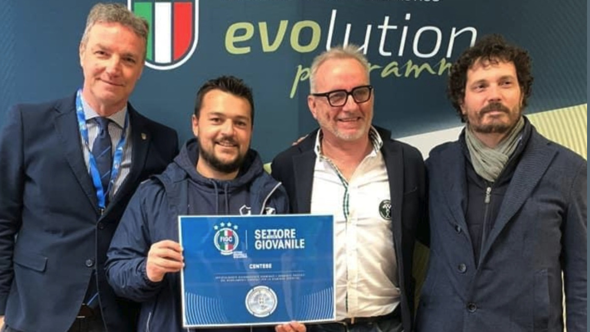 Centese con orgoglio premiata dalla FIGC - Emilia-Romagna