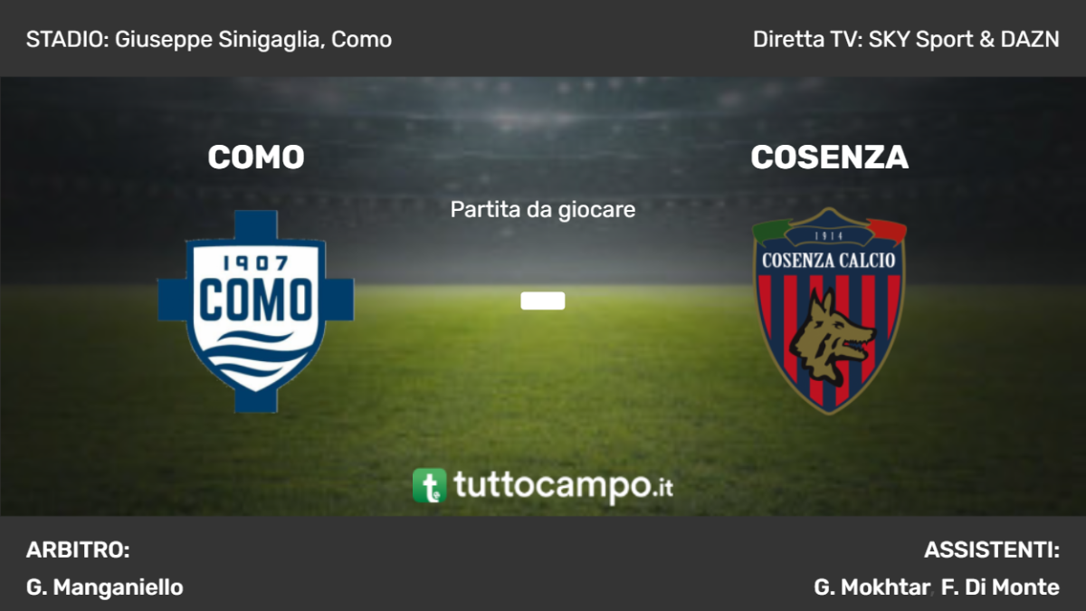 partite di como 1907 as roma